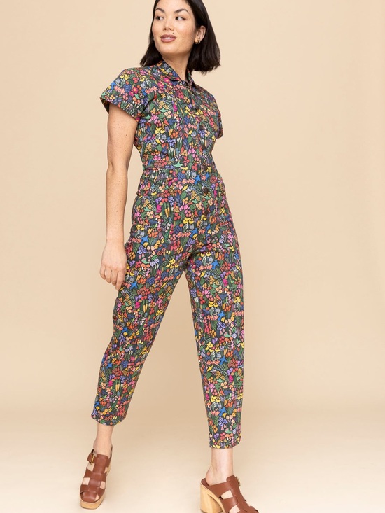 Mixed By Nasrin Pants - Mixed by Nasrin Classic Jumpsuit in Secret Garden